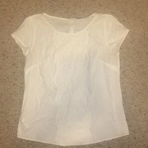 Loft White Blouse